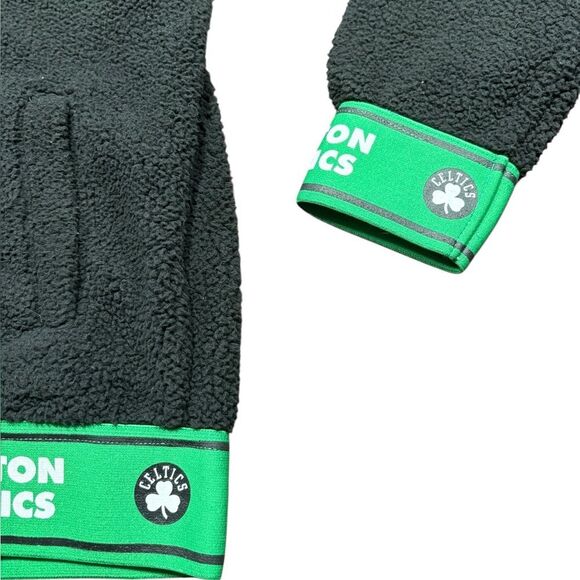 Authentic Ultra GAME Boston Celtics Embroidered  Lettering Hoodie Womens Medium - Picture 6 of 12